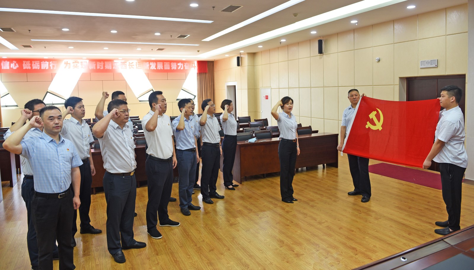 集團(tuán)機(jī)關(guān)支部開展“重溫入黨誓詞，堅(jiān)定理想信念”主題黨日活動